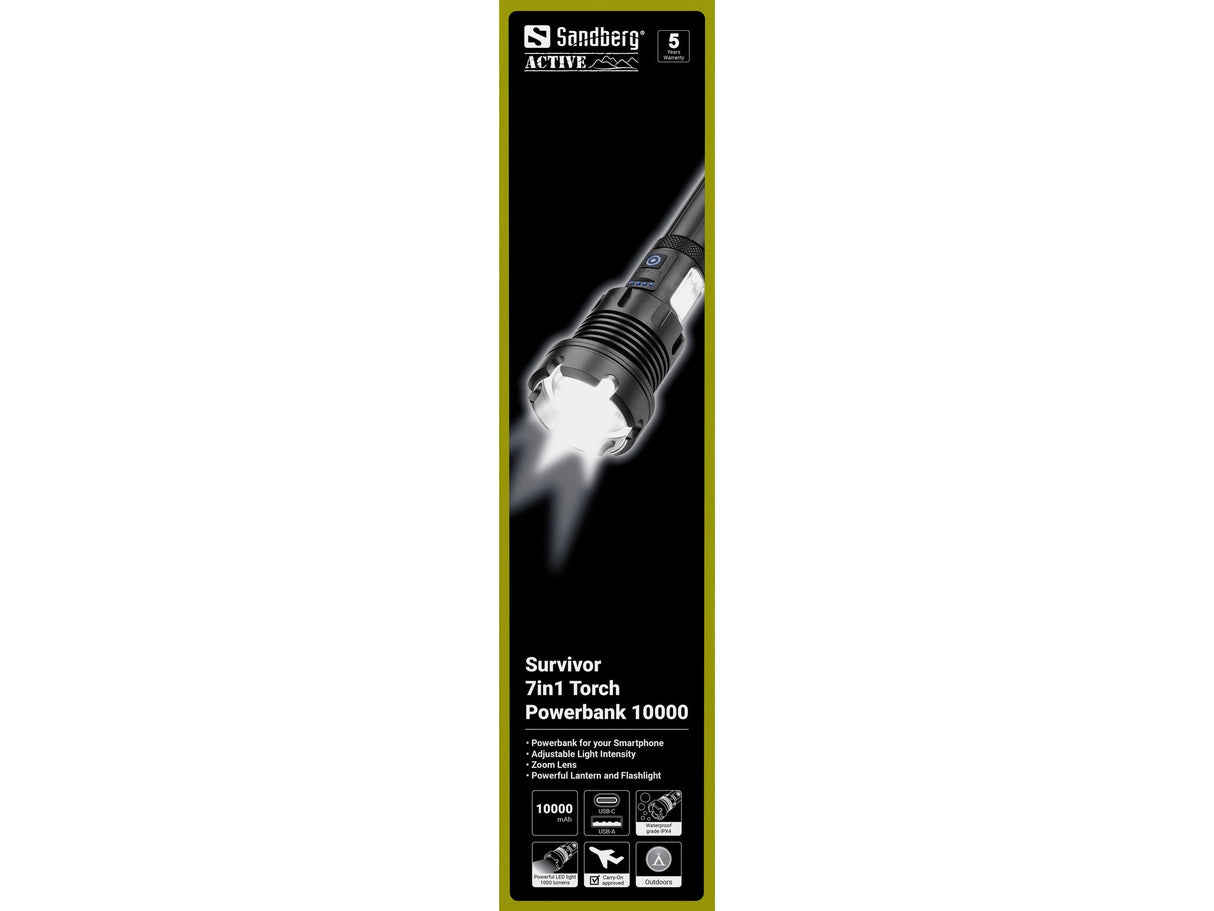 EAN 5705730421099 - Sandberg Survivor 7in1 Torch Powerbank 10000 imagen 5