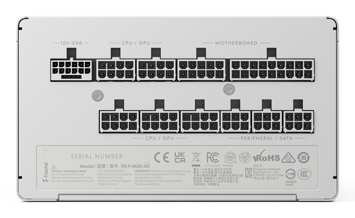 EAN 7340172710288 - Fractal Design Ion 3 Gold 1000W unidad de fuente de alimentación 24-pin ATX ATX Blanco imagen 4