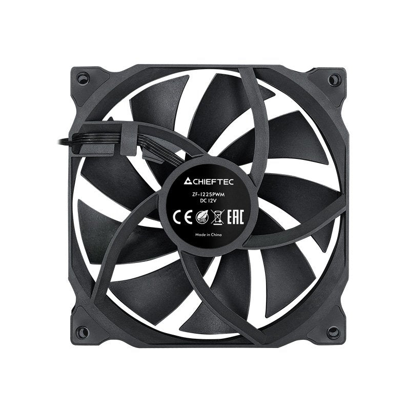 EAN 0753263078650 - Chieftec ZF-1225PWM sistema de refrigeración para ordenador Carcasa del ordenador Ventilador 12 cm Negro imagen 1