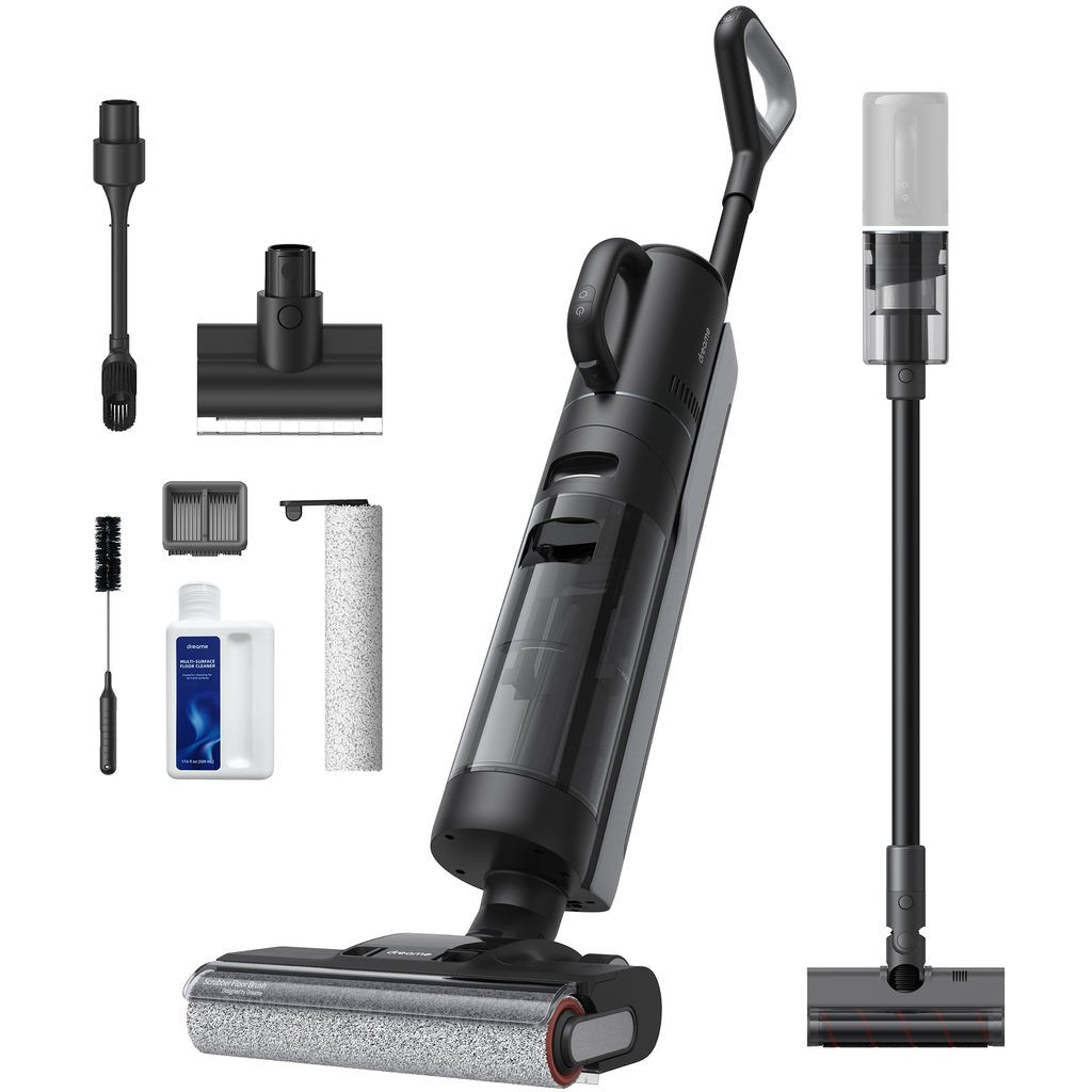 Vacuum Cleaner Dreame G12 Dual Dry&Wet 5-In-1 Stick Vacuum Black Bagless Battery Suction Power 28000 Pa Hhv24a
