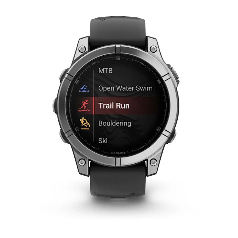 Smartwatch Garmin Fenix E Acero Inox Y Correa Negra 47mm