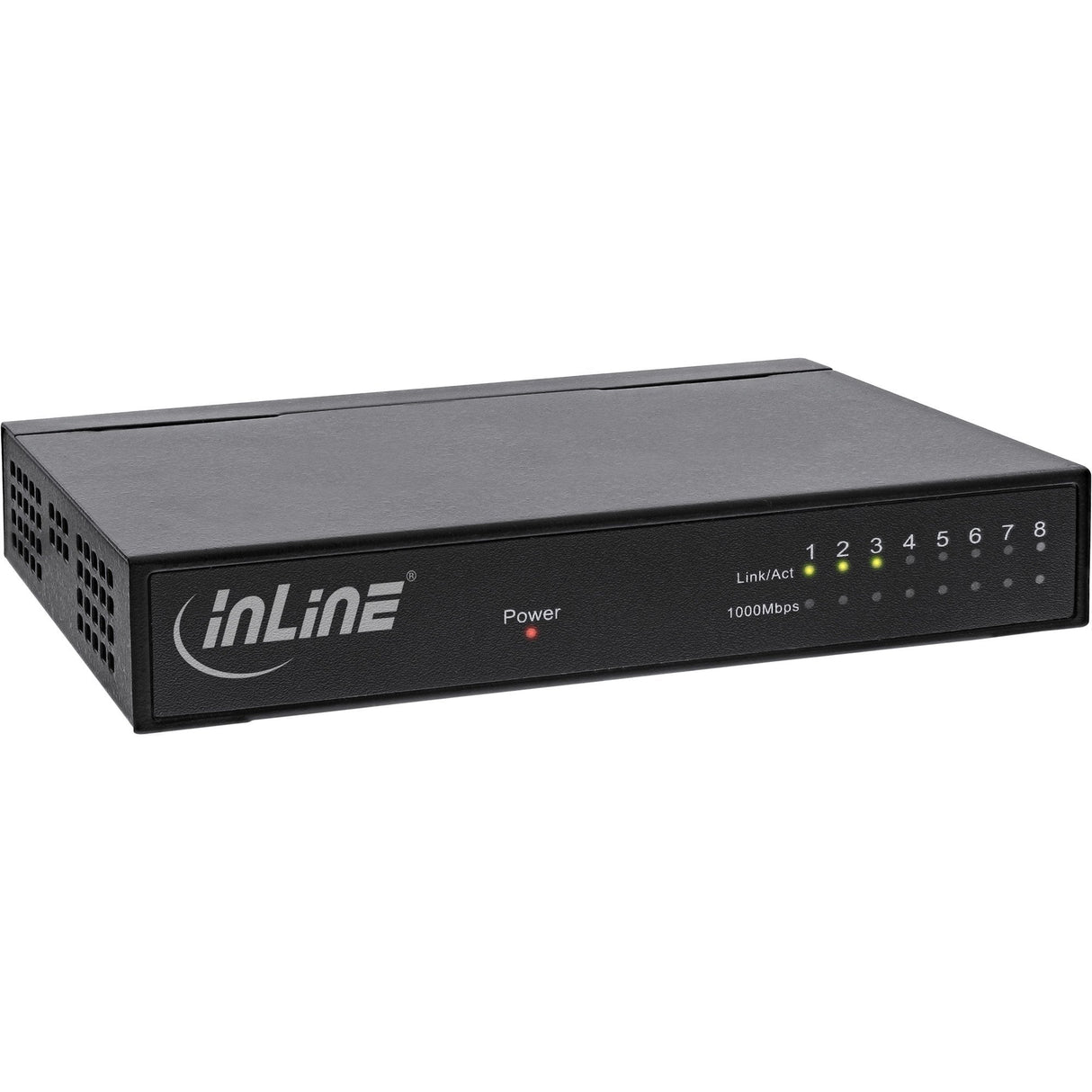 EAN 4043718257331 - InLine 32308M switch Gigabit Ethernet (10/100/1000) Negro imagen 1