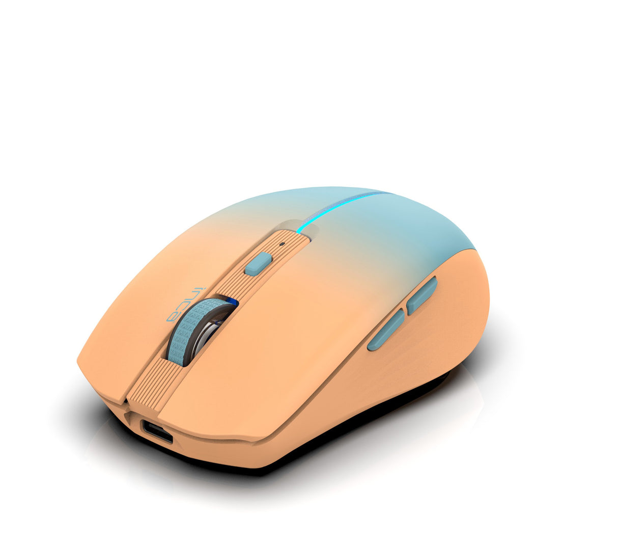 EAN 8681949014109 - Inca IWM-511RT ratón Oficina mano derecha RF Wireless + Bluetooth + USB Type-C Óptico 1600 DPI imagen 2