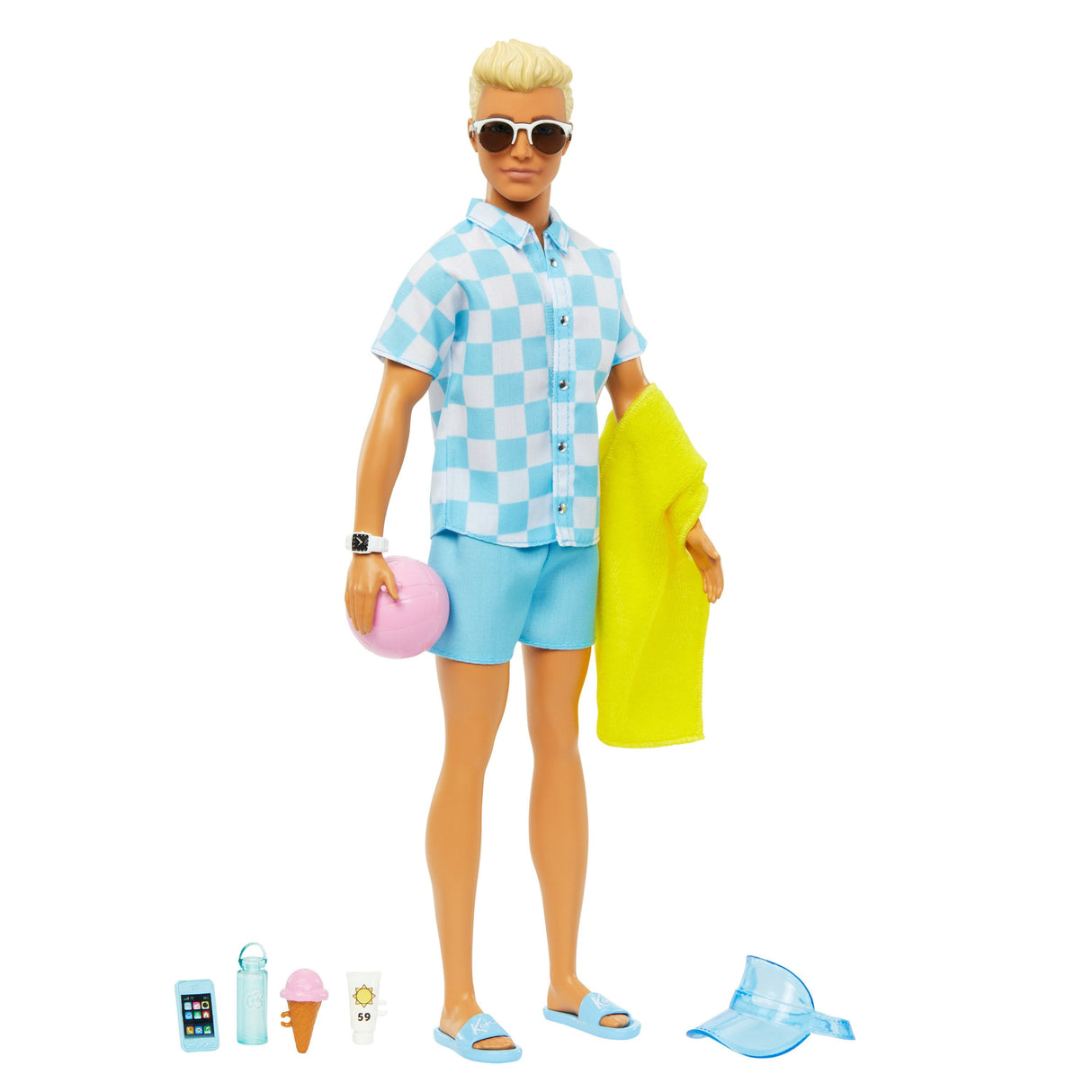 Mattel Barbie Beach Day Ken Hpl74