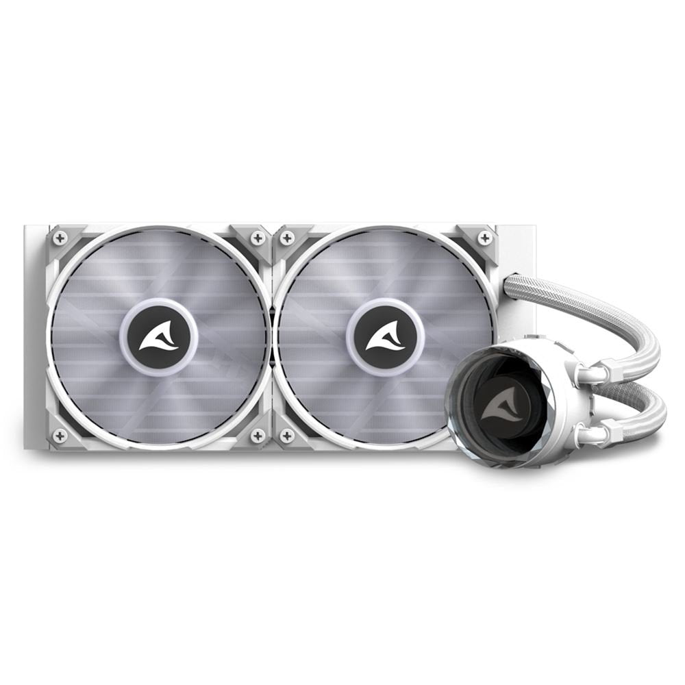EAN 4044951038602 - Sharkoon S80 RGB Carcasa del ordenador, Procesador Sistema de refrigeración líquida todo en uno 12 cm Bla imagen 8