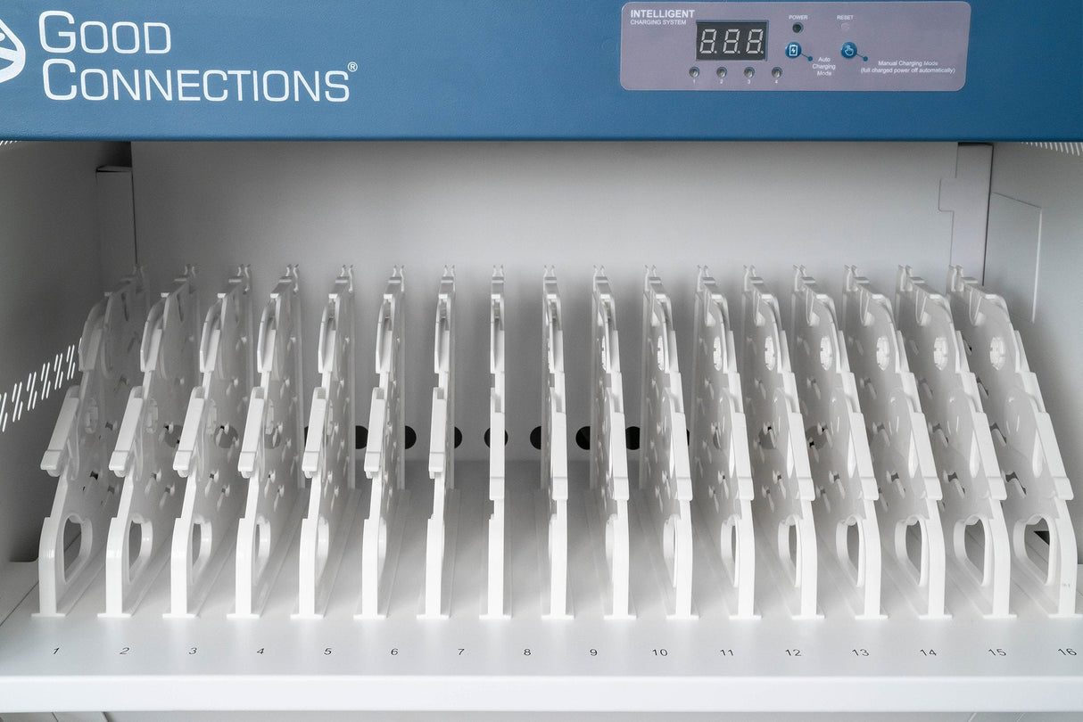Goodconnections Gemma N32 Notebook-Ladewagen Weiss Blau