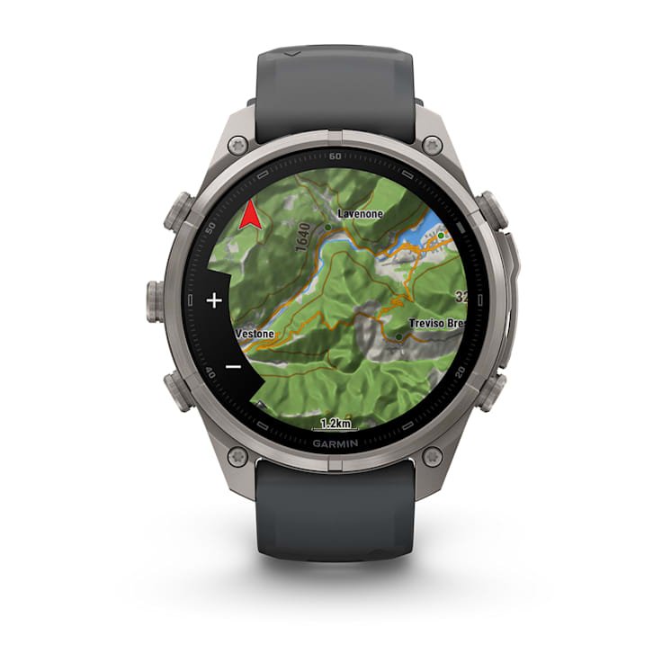 Garmin Fenix 9 Pro Bluetooth Gps 47mm Titanio Con Correa De Silicona En Gris