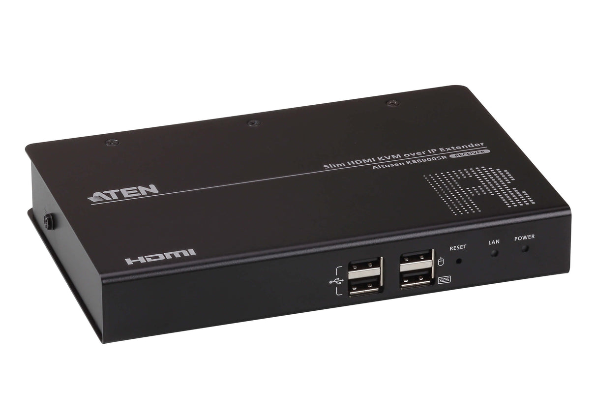 Aten Receptor Kvm Por Ip Hdmi Single Display Usb Formato Compacto