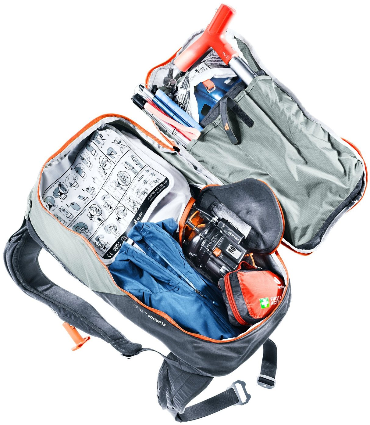 EAN 4046051142012 - Deuter ALPROOF LITE 22 mochila Mochila de senderismo Azul, Gris Mezclilla, Poliamida, Poliéster imagen 6