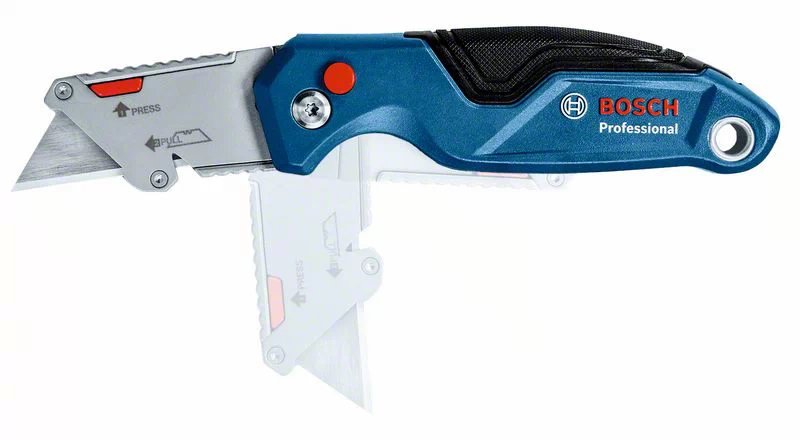 EAN 4059952613864 - Bosch 1 600 A02 7M4 cúter Azul, Acero inoxidable Navaja de bolsillo imagen 9