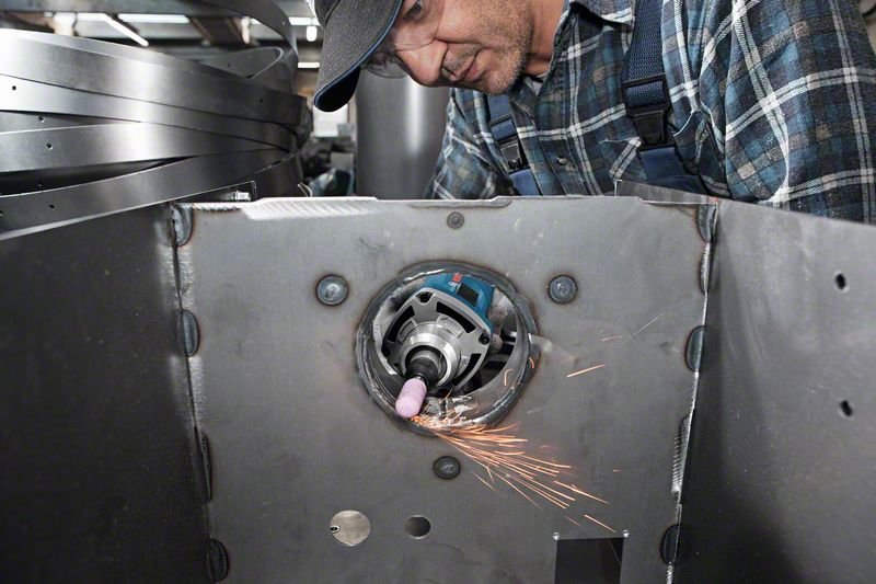 Amoladora Bosch Professional 0 601 220 100 Recta Y Rectificadora De Matriz 10000 Rpm 650 W Azul, 10000 Rpm, 8 Mm, Corriente Alterna, 650 W, 380 W, 1,4 Kg