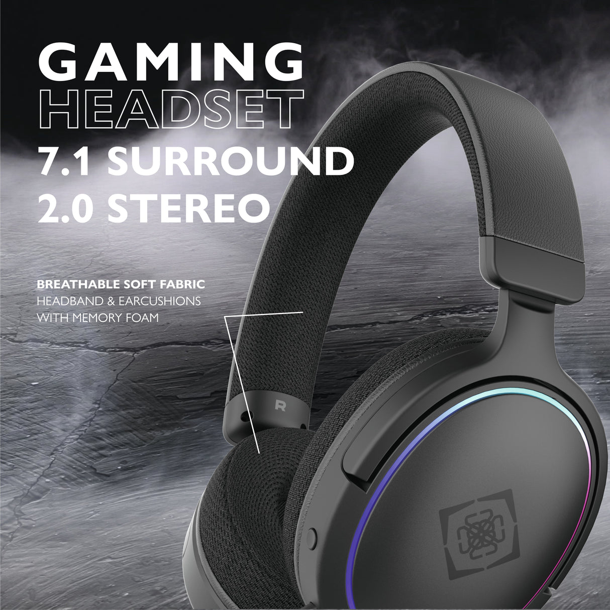 EAN 7333048060808 - Deltaco Gaming GAM-162 auricular y casco Auriculares Alámbrico Diadema Juego USB Tipo C Negro imagen 11