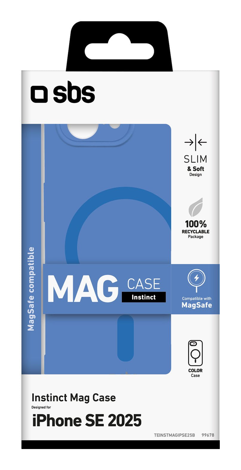 EAN 8018417499678 - SBS TEINSTMAGIPSE25B funda para teléfono móvil 15,5 cm (6.1") Azul imagen 2