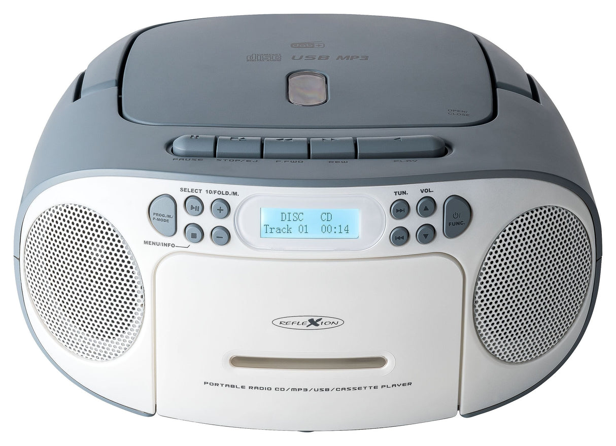 EAN 4260035678919 - Reflexion RCR2260DAB 24 W DAB+, FM Azul, Blanco Reproducción MP3 imagen 1