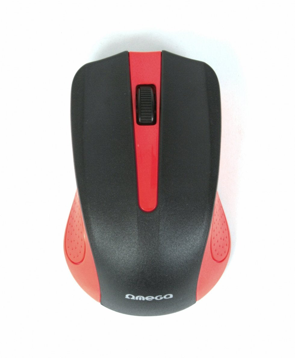 Omega Raton Optico 3d Usb 1000dpi Om05r Rojo
