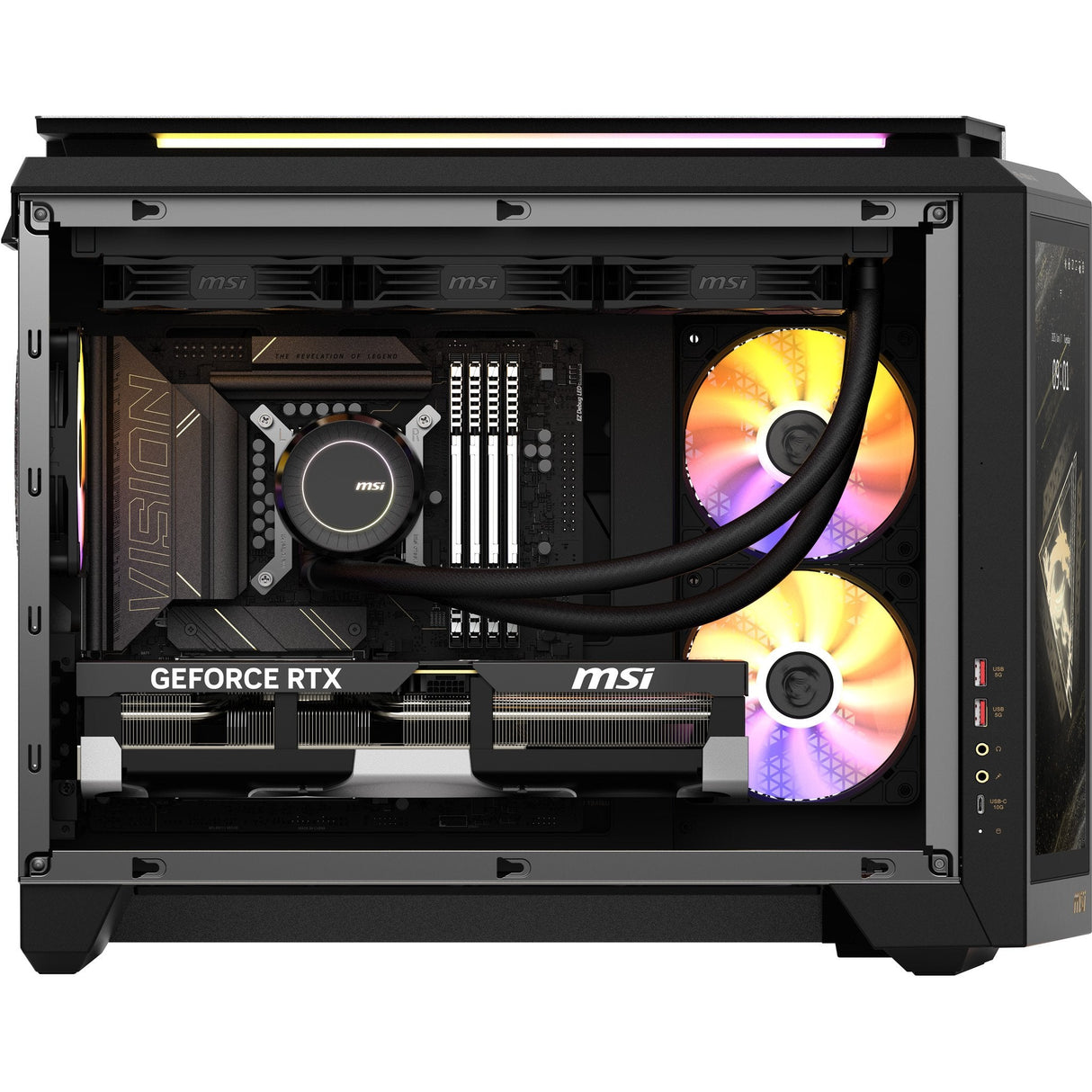 Pc Sobremesa Msi Meg Vision X Ai Intel Core Ultra 7 270k Plus 64gb 2tb Ssd Rtx 5080 Windows 11 Wifi7 Rgb