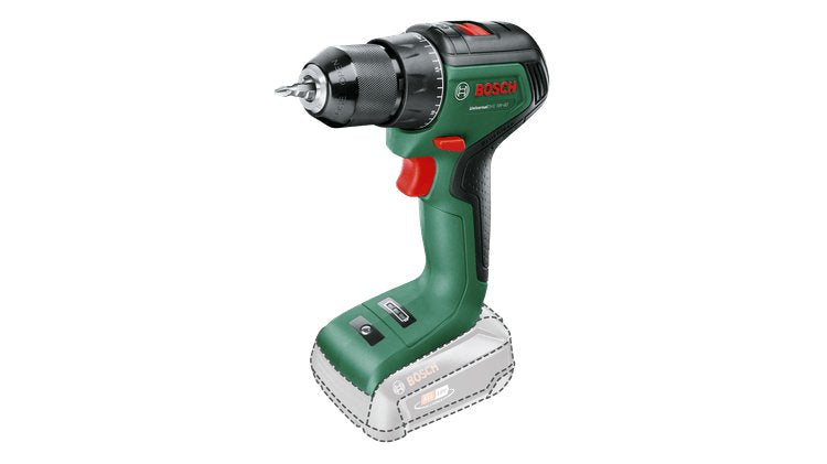 Bosch  Taladro Inalámbrico Universaldrill 18v-60 Verde/Negro, 2x Batería Li-Ion 2,0ah, Maletín, Power For All Alliance 06039d7002