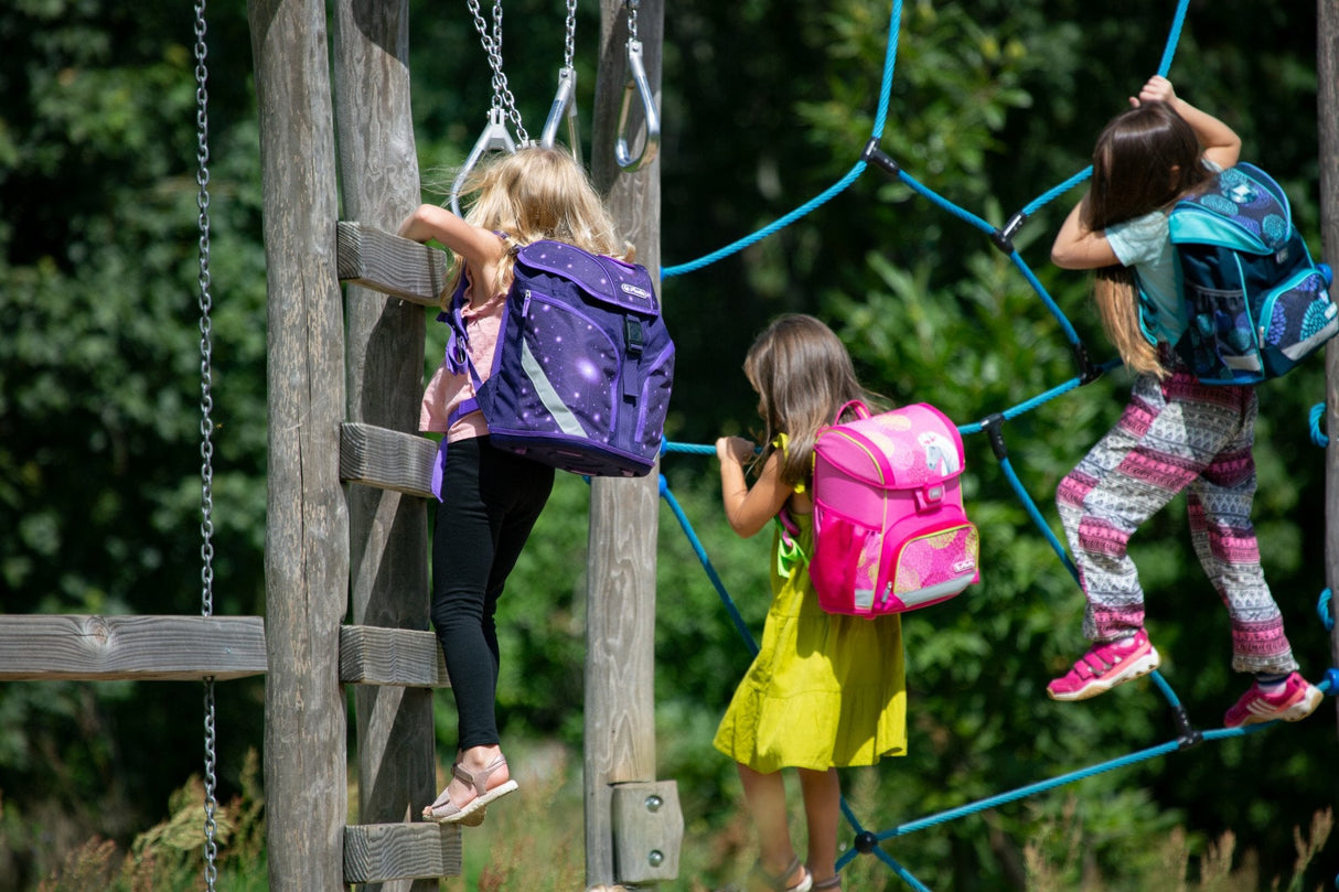 Herlitz Softlight Plus Jungle Juego De Mochila Escolar Niño Poliéster Verde, Oliva