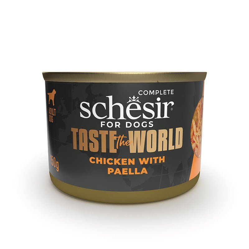 Schesir Taste The World Chicken Paella - Wet Dog Food - 150g