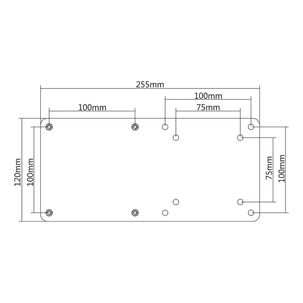 EAN 8436574704082 - AISENS MPC01-055 kit de montaje Aluminio, Acero imagen 4