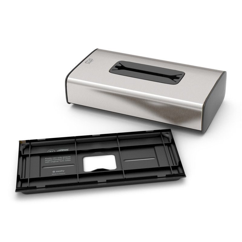 Tork Taschentuchbox F1 460013 Acero Inoxidable, Negro Metal, Plástico, 1 Unidades