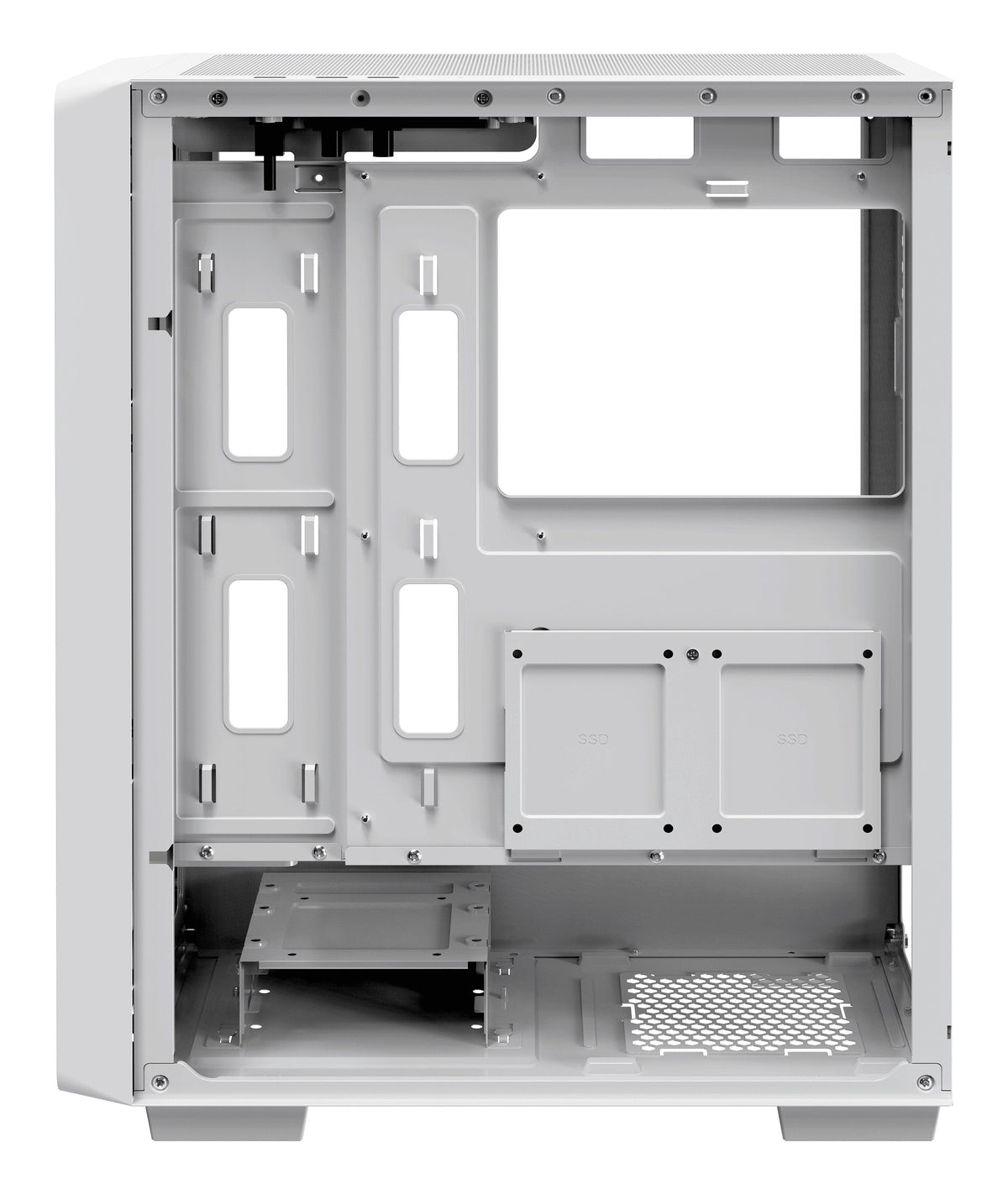 Ocypus Gamma C60 (Blanco, Tempered Glass) Gamma-C60-Whg000xx-Gl