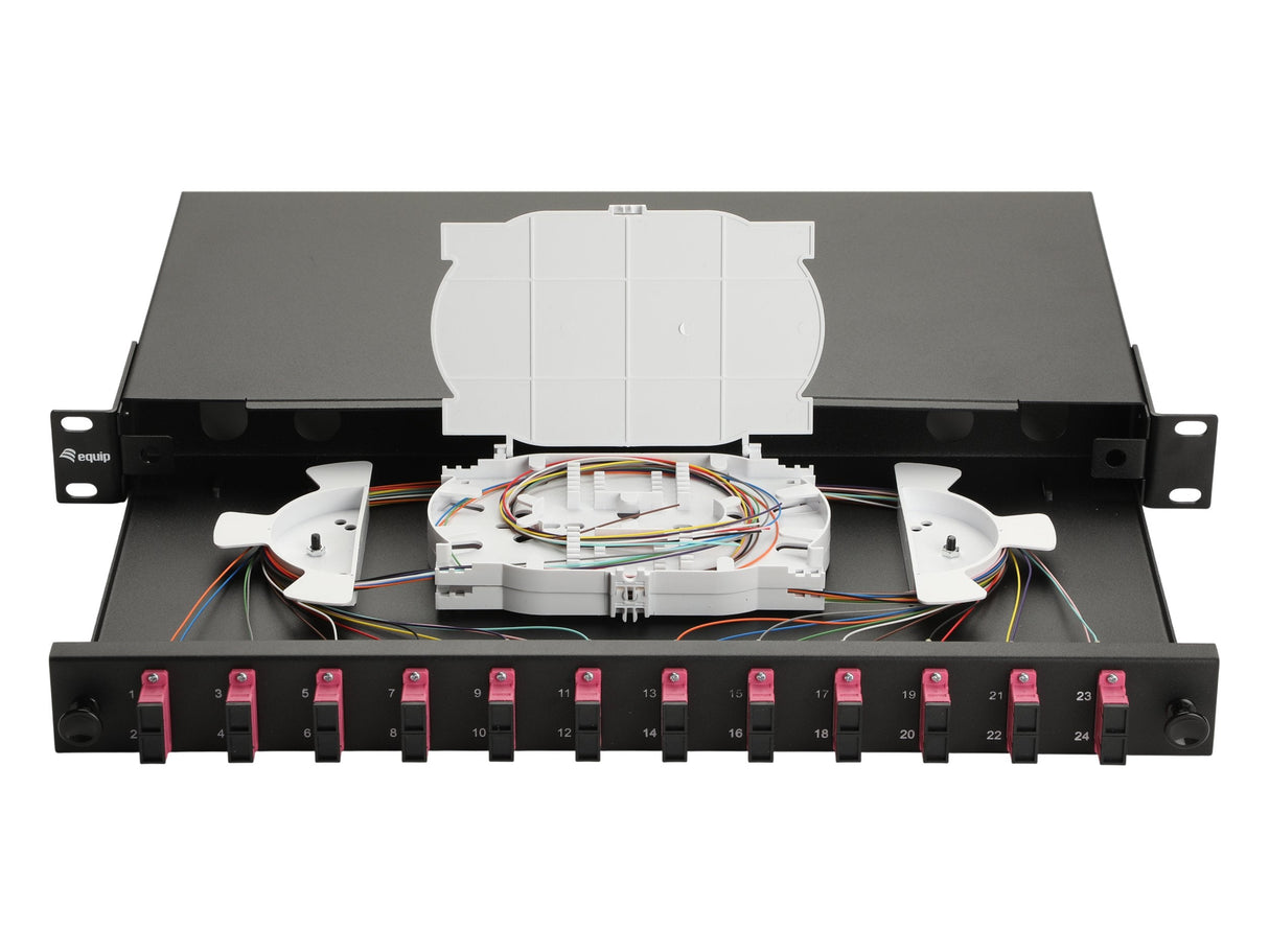 Equip Lwl-Spleisskamen 12-Port Sc-Duplex Om4 1u Komplett Sw
