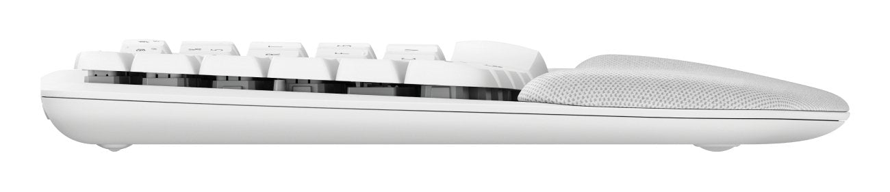 Teclado Alemán Logitech Wave Keys For Mac Hogar / Oficina Bluetooth Qwertz Blanco