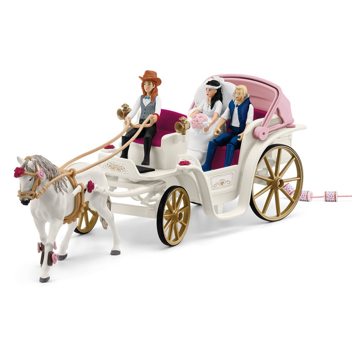 Carro De Boda Schleich Horse Club, Vehículo De Juguete 42641
