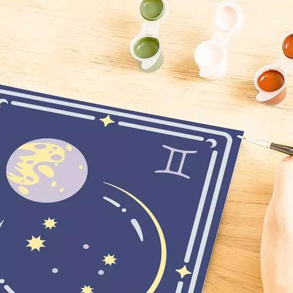 Ravensburger Creart - Signo Zodiacal Géminis, Pintura 23742