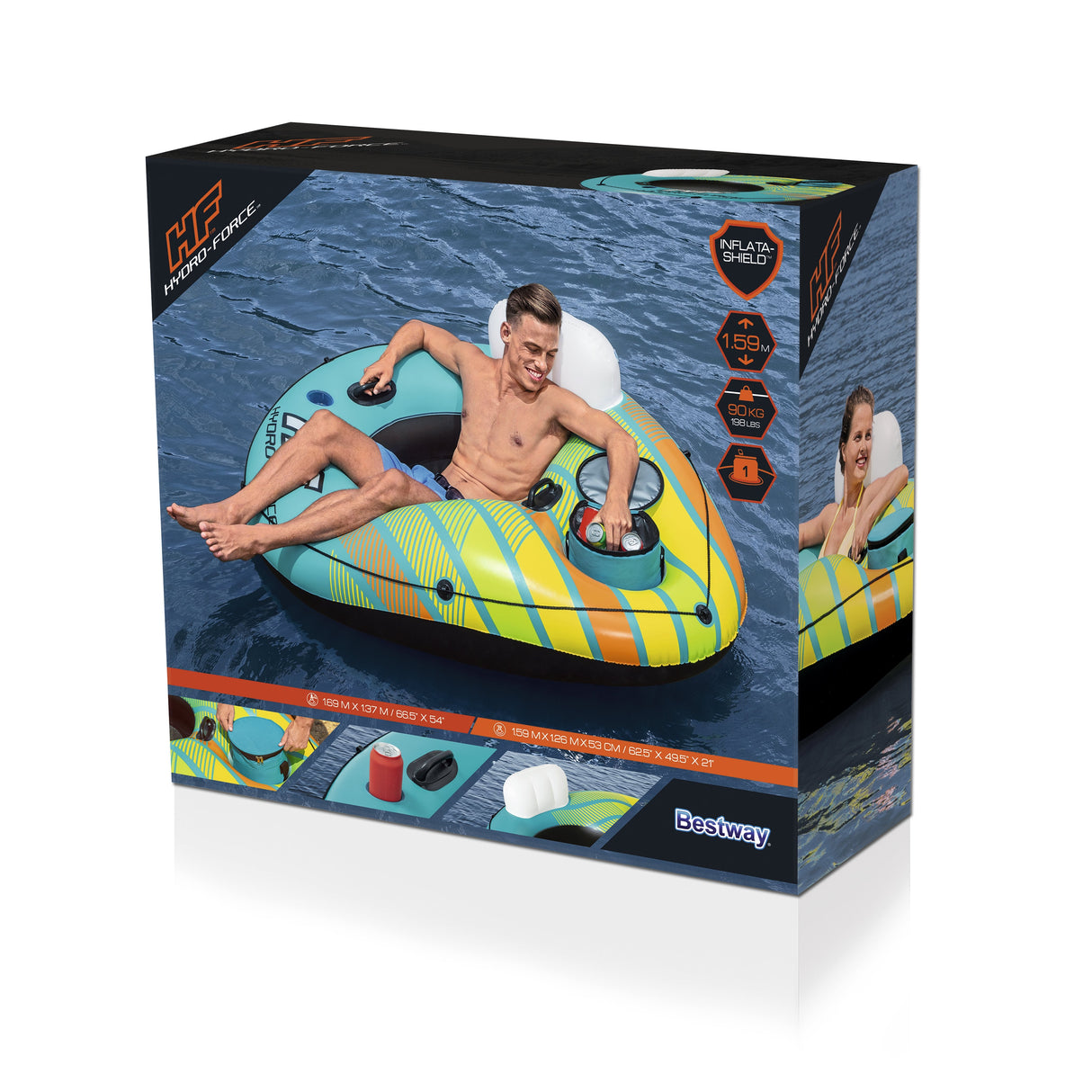 EAN 6942138976724 - Bestway 43398 flotador para piscina y playa Multicolor Imagen PVC Sillón colchoneta hinchable imagen 28