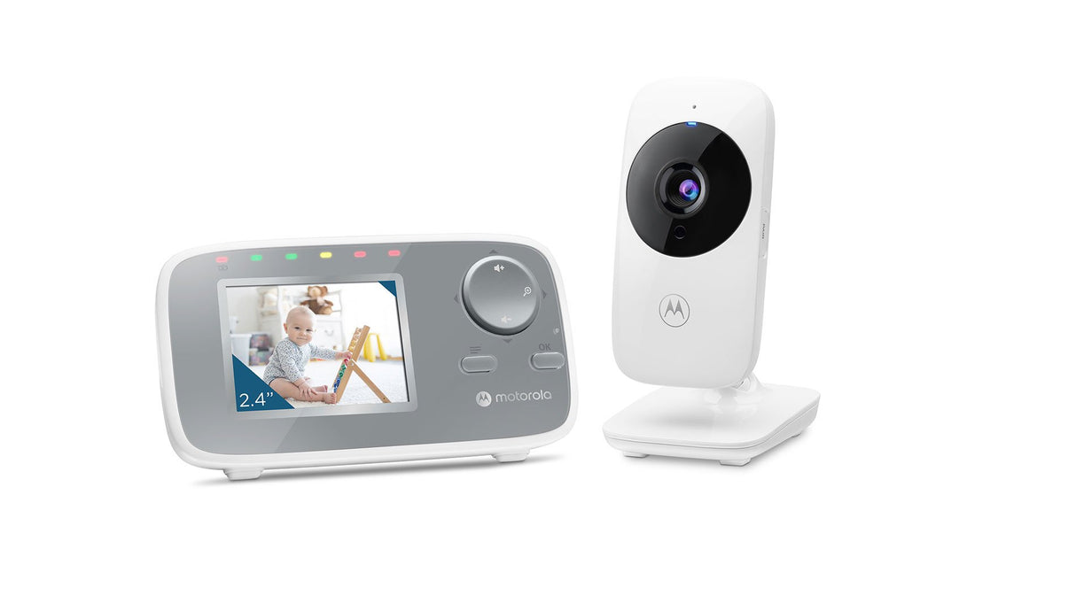 EAN 5055374710111 - Motorola VM482 video-monitor para bebés 300 m FHSS Plata, Blanco imagen 1