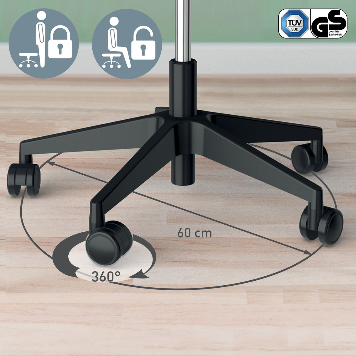 EAN 4002432136094 - Leitz 65770095 silla de oficina y de ordenador Asiento acolchado imagen 6