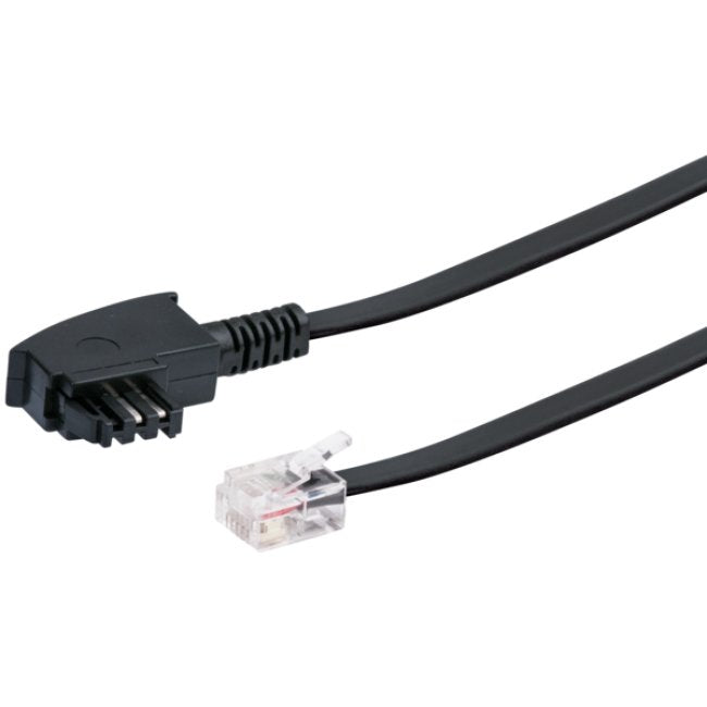 Cable Dsl Schwaiger Rj12 6p2c -> Tae-F 6p4c 3m Negro