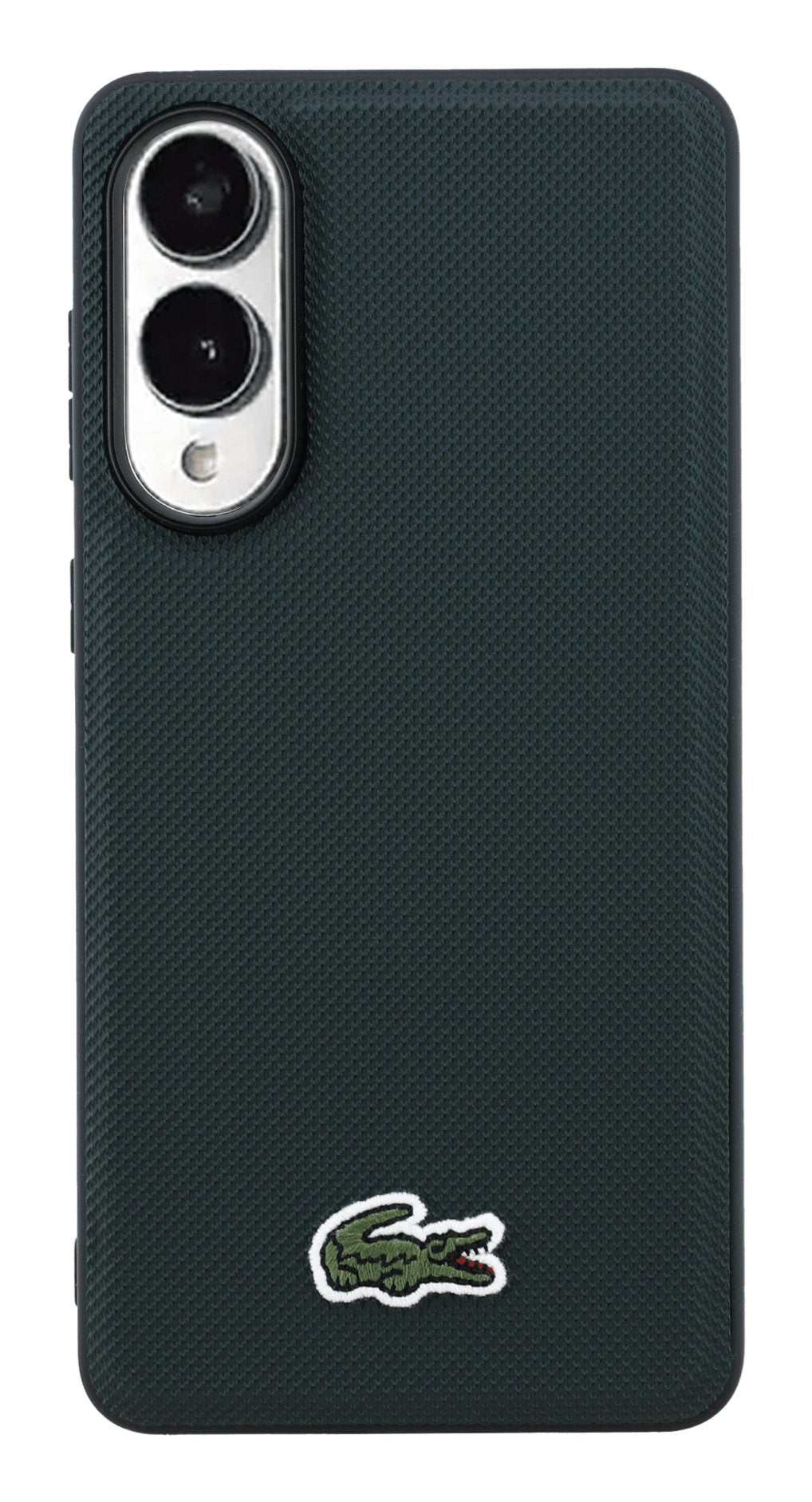 Funda Magnética Petit Piqué Lacoste Color Sinople Para Galaxy S25 Edge Gp-Lc