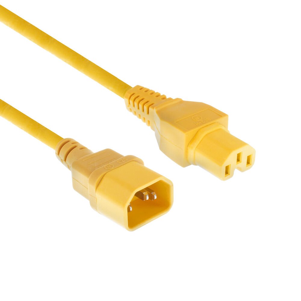 Powercord C14 - C15 Amarillo 2.5 M