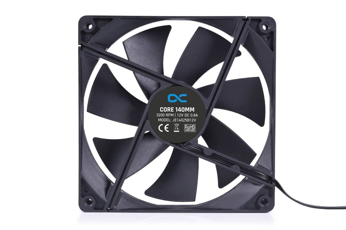 Ventilador De Caja Alphacool Core 3200trs/Mn - 14cm (Negro)
