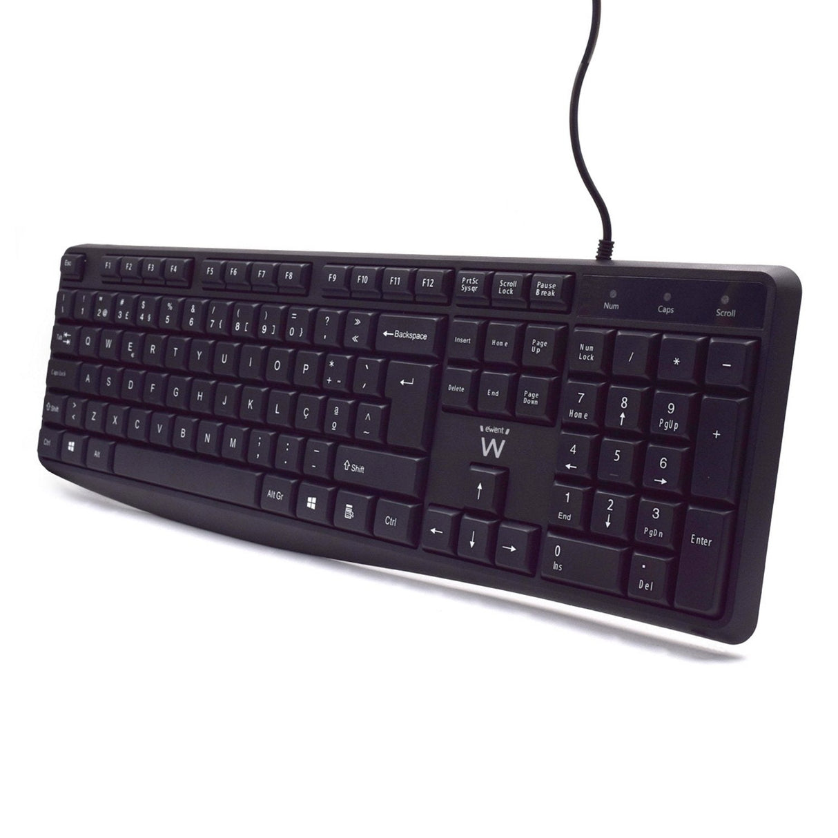 Teclado Portugues Usb De Negocios Con Escritura Silenciosa