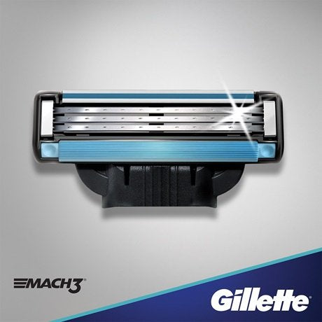 Gillette Rec Mach3 Pack 4