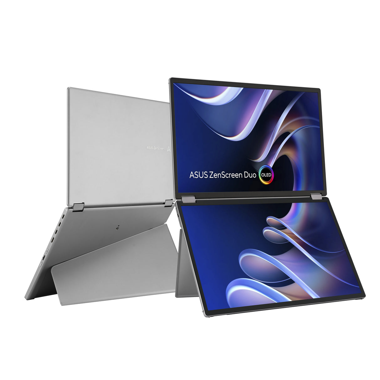 EAN 4711387721551 - ASUS ZenScreen Duo OLED MQ149CD pantalla para PC 35,6 cm (14") 1920 x 1200 Pixeles WUXGA Plata imagen 3