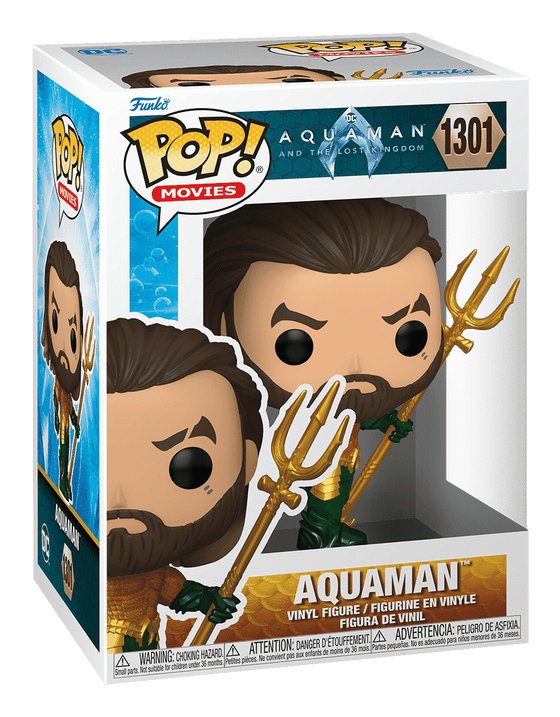 Figura Pop Dc Comics Aquaman Y El Reino Perdido Aquaman