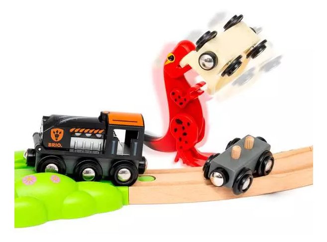 Set De Dinosaur Dinosaur Dinosaur De Brio World, Ferrocarril 63610400