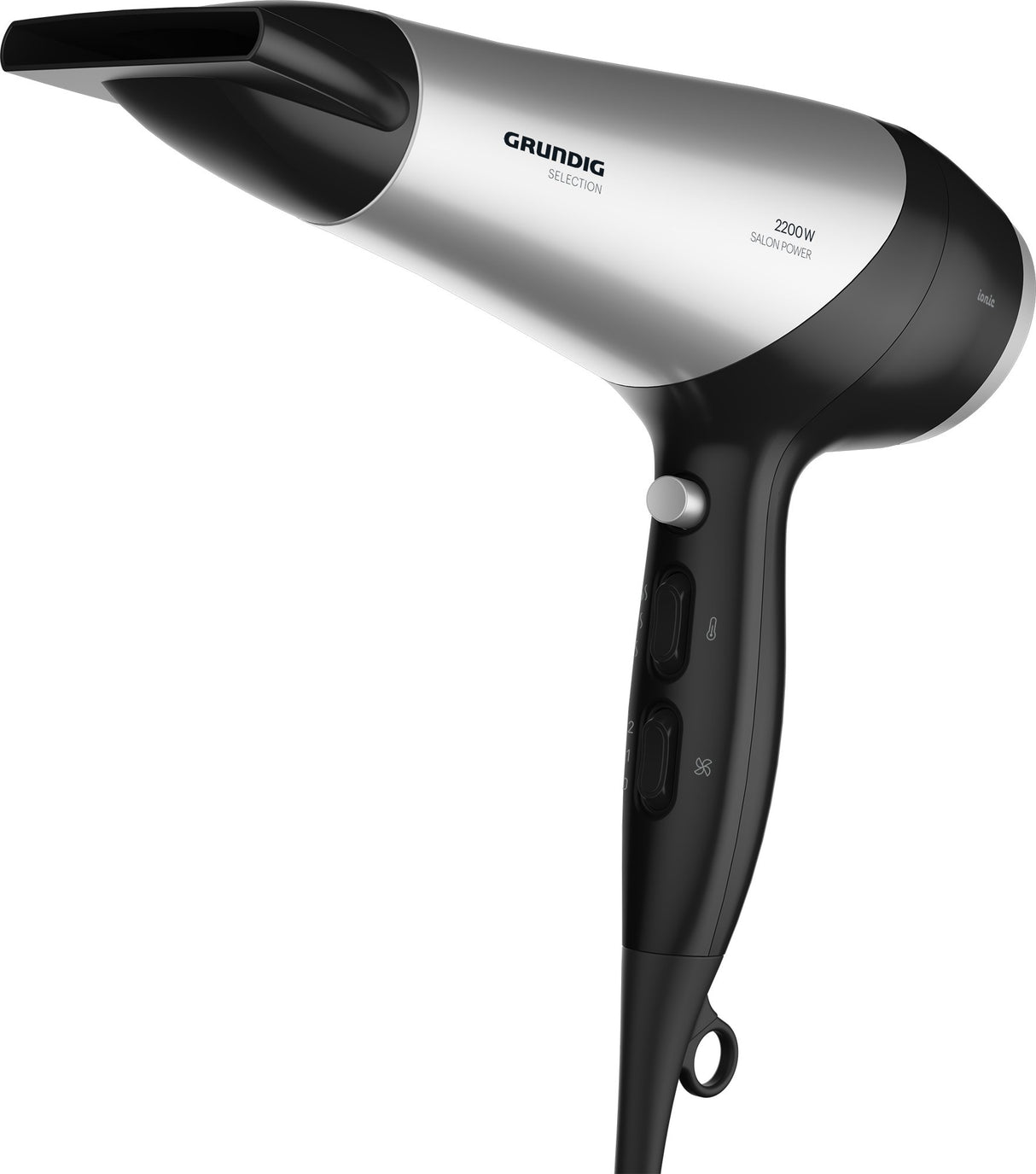 EAN 4013833061328 - Grundig HD 6080 B secador 2200 W Negro, Plata imagen 1
