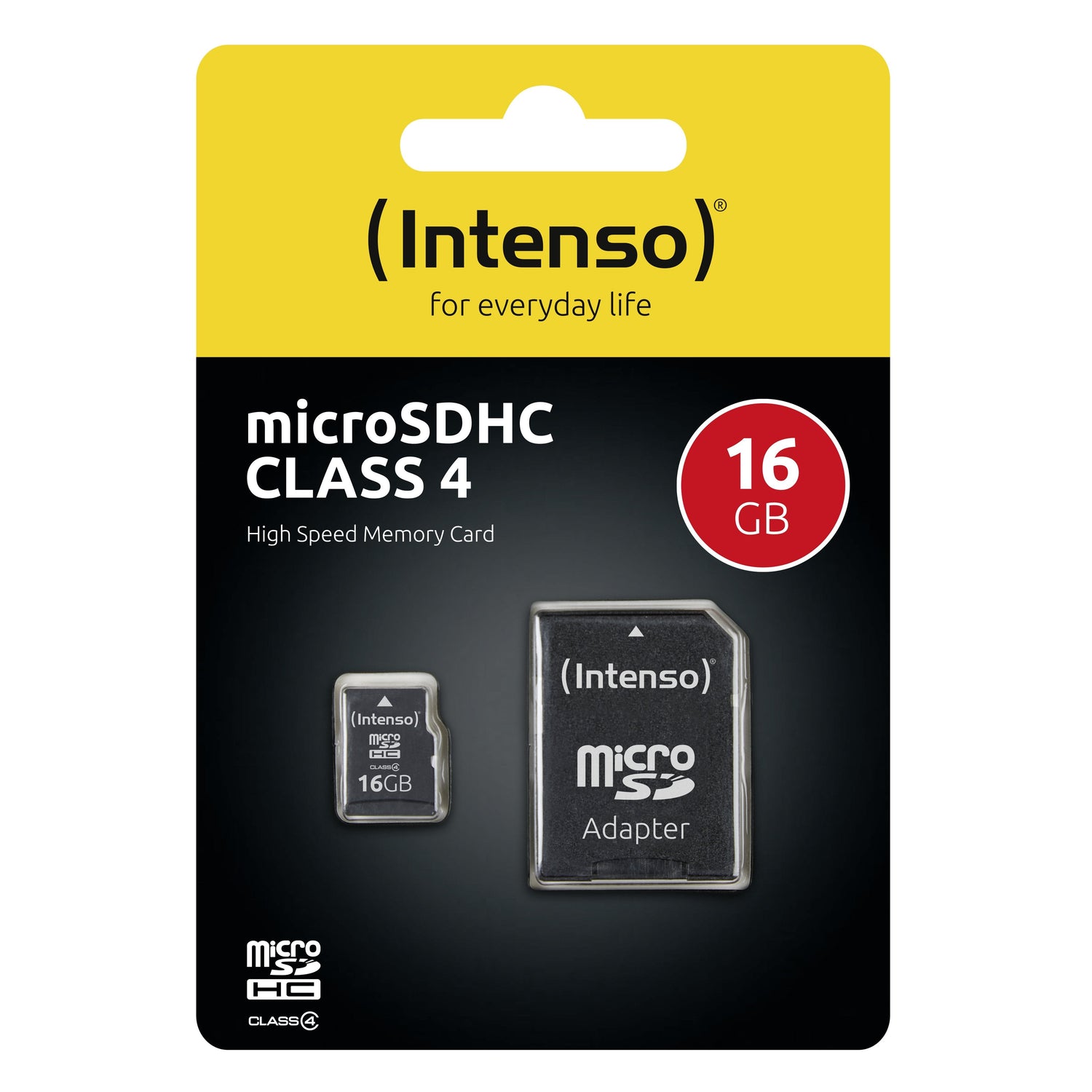 Microsdhc 16gb Intenso C4 21mb/S Inkl.Sd Adapter