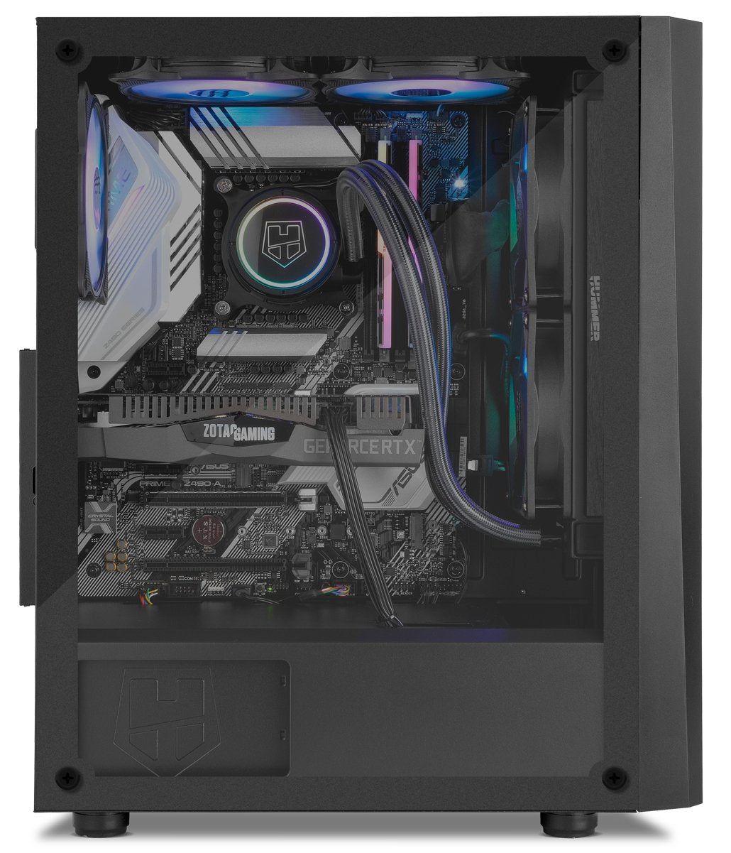 Caja Pc Nox Semitorre Hummer Frost Argb Lighting