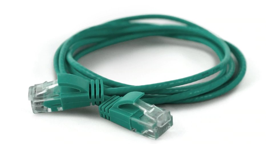 Wantec Wire Cable Extra Fino Utp Cat6a D = 2,8 Mm Verde 5m