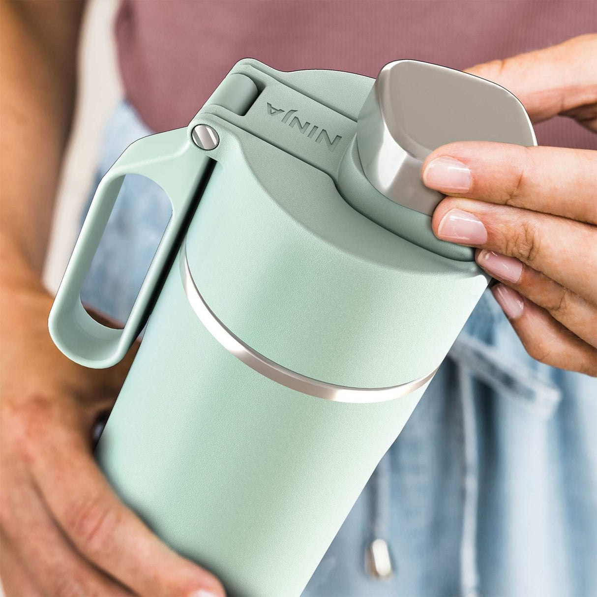 Termo Ninja Trinkflasche 530ml -Mint