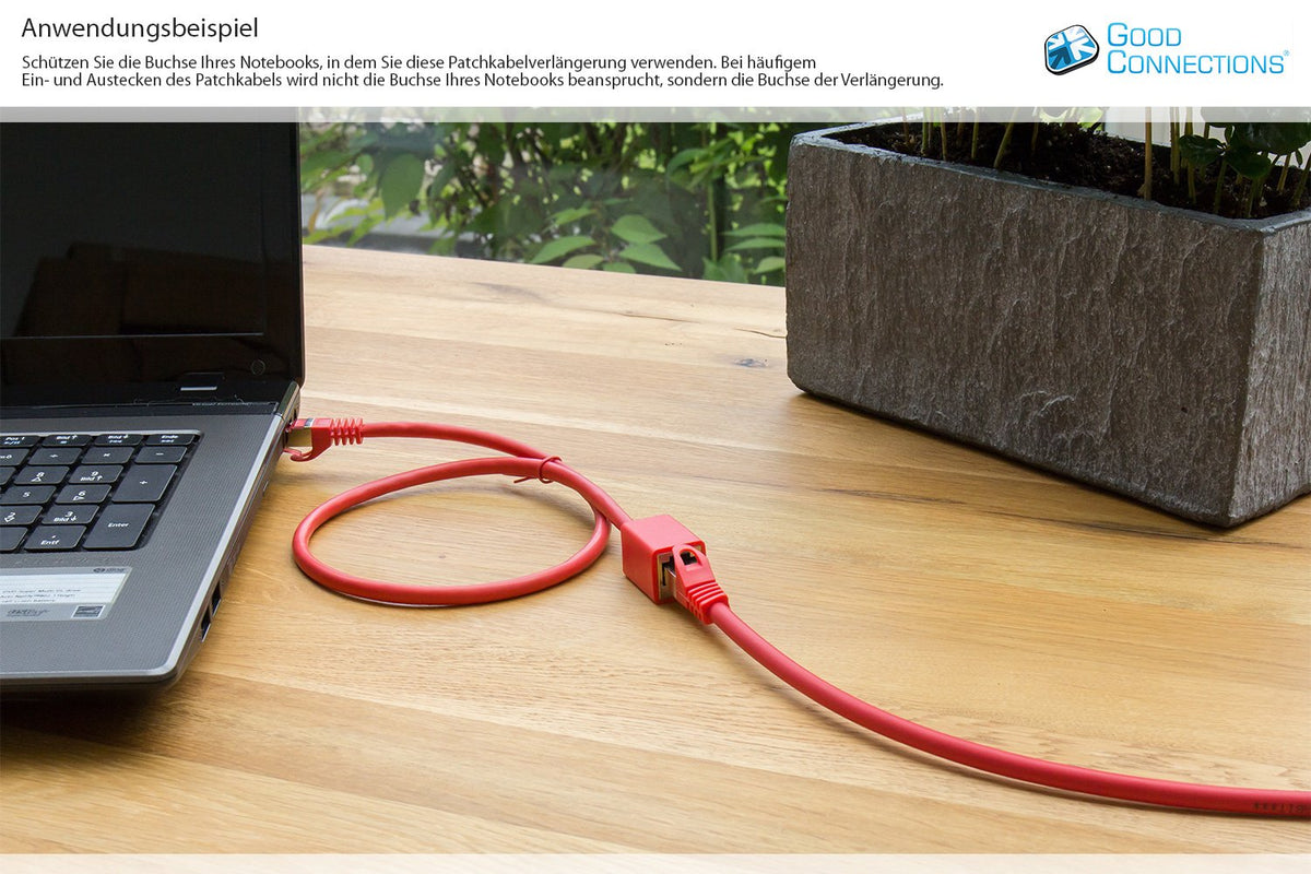 Good Connections Cable De Redverl. M. Cat.7 Rk Rot 0,5m