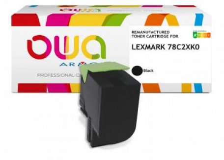 Owa Toner Compatible Lexmark 78c2xk0 Negro