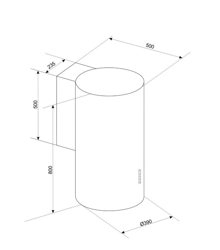 Campana Extractora Ciarko Orp Blanco 713 M³/H